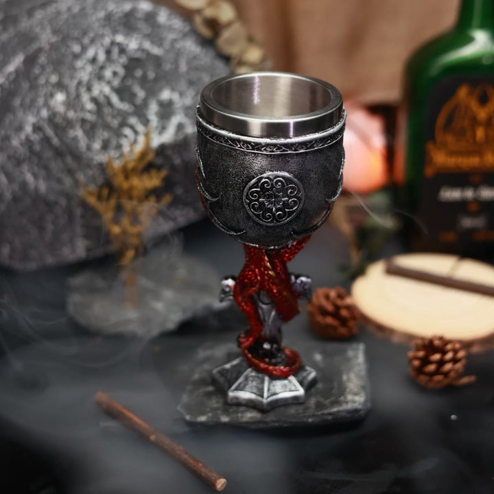 WorldNorse Norse Fly Dragon Sword Goblet