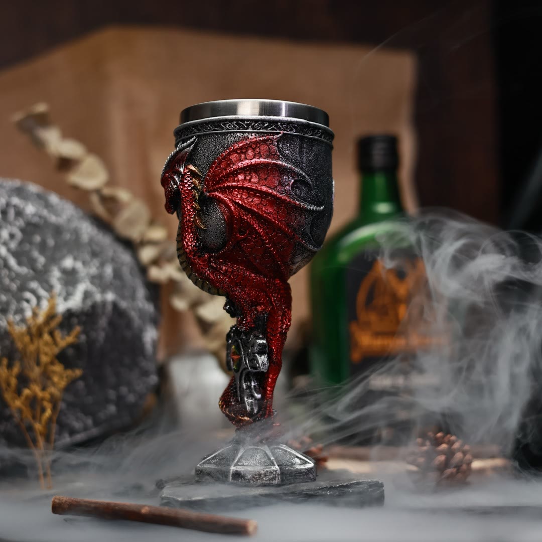 WorldNorse Norse Fly Dragon Sword Goblet