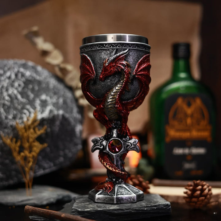 WorldNorse Norse Fly Dragon Sword Goblet