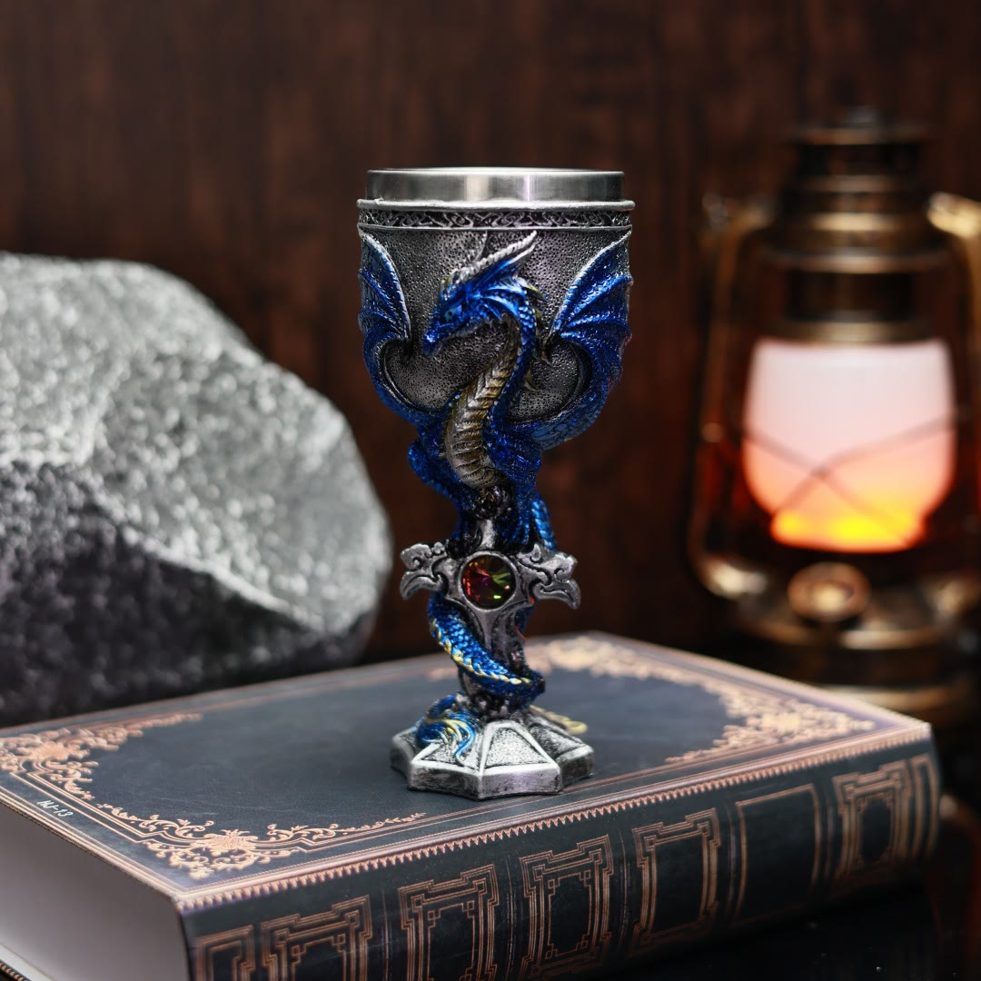 WorldNorse Norse Fly Dragon Sword Goblet