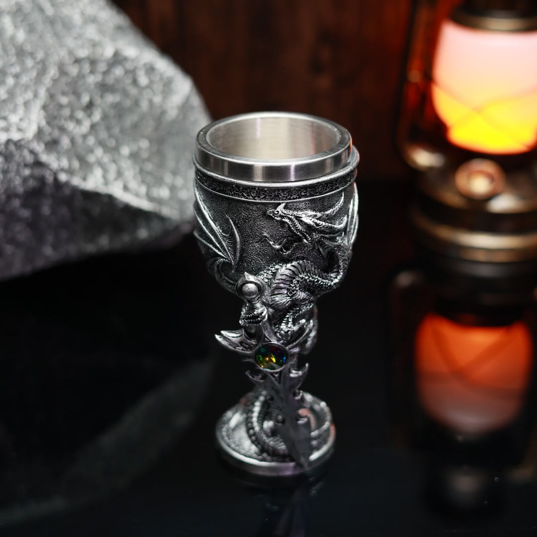 WorldNorse Flying Dragon Sword Goblet