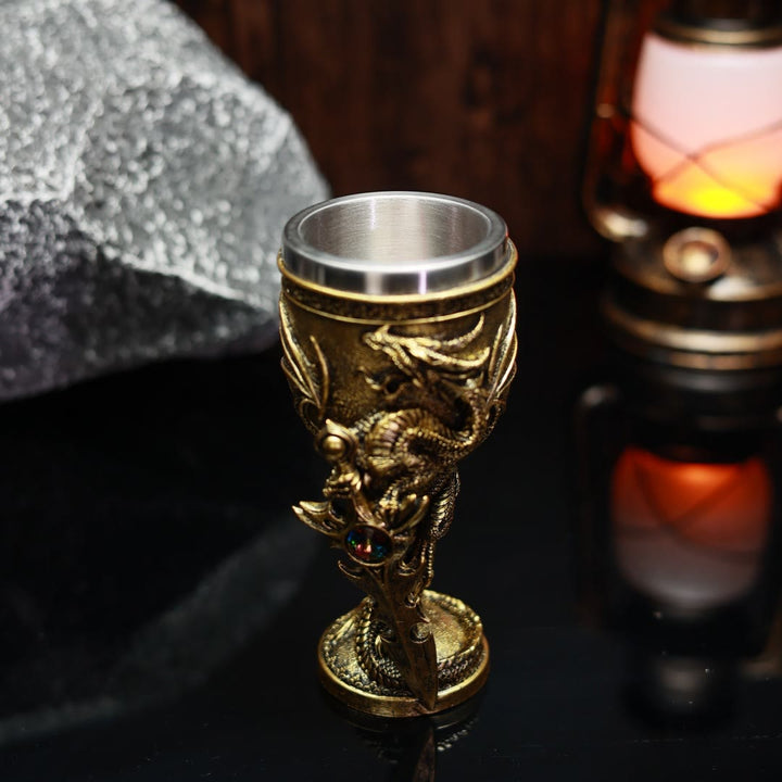 WorldNorse Flying Dragon Sword Goblet