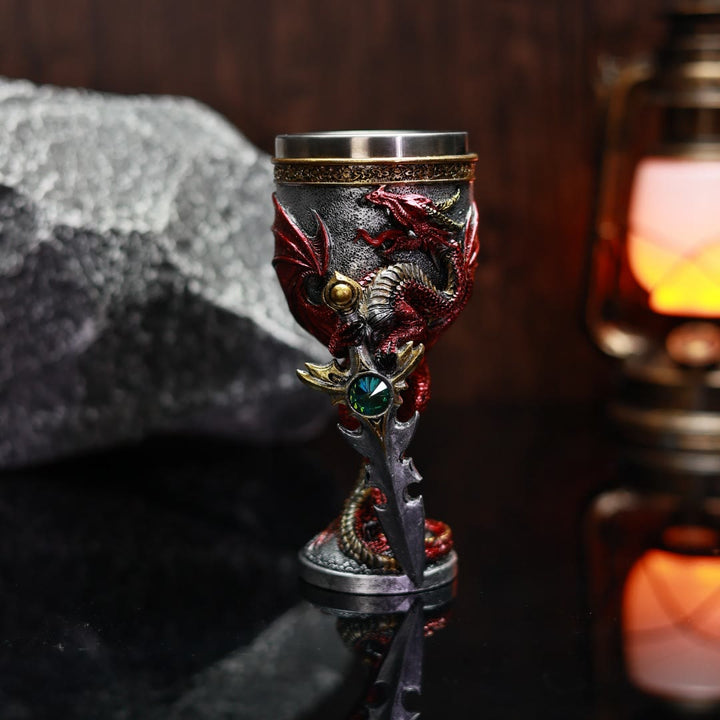 WorldNorse Flying Dragon Sword Goblet