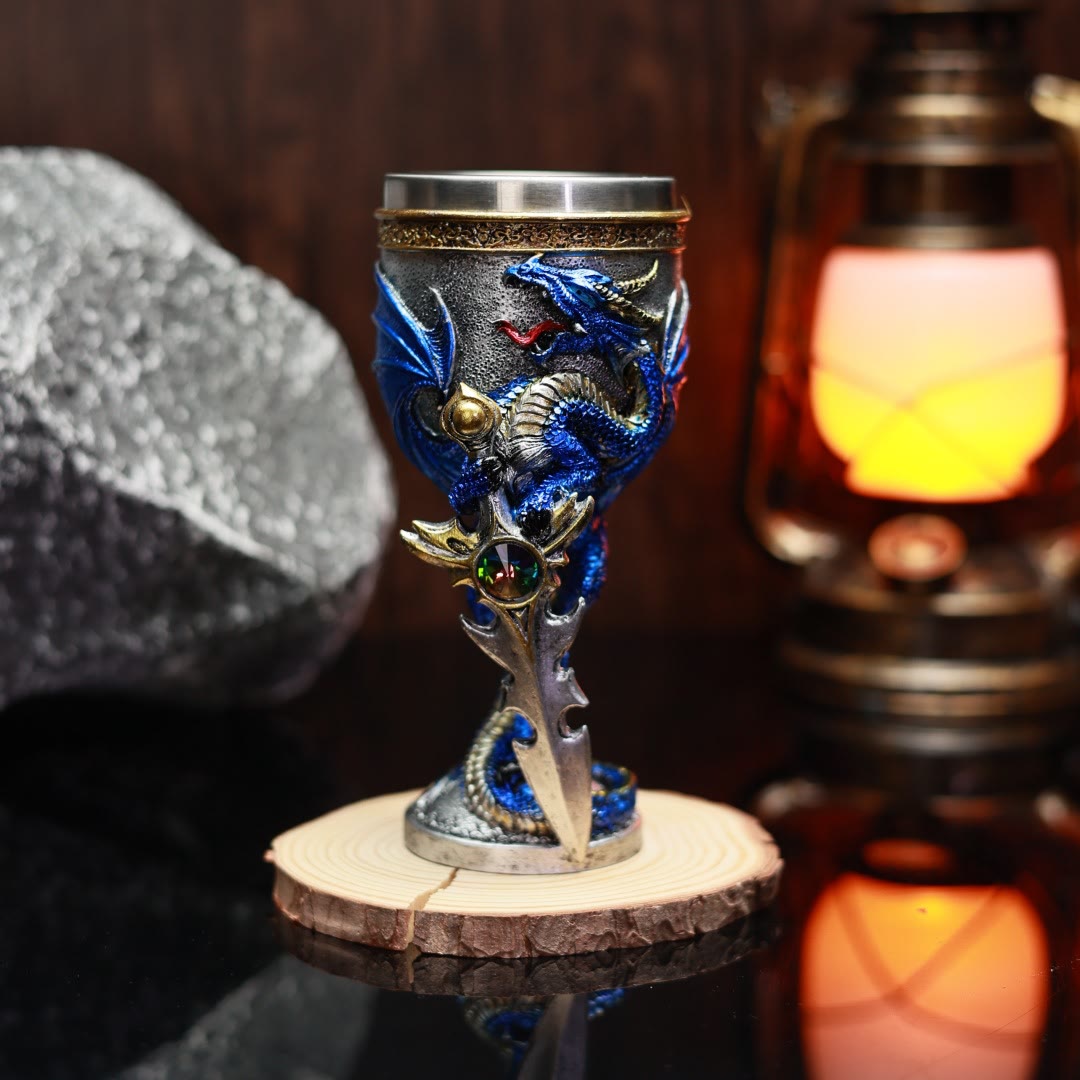 WorldNorse Flying Dragon Sword Goblet