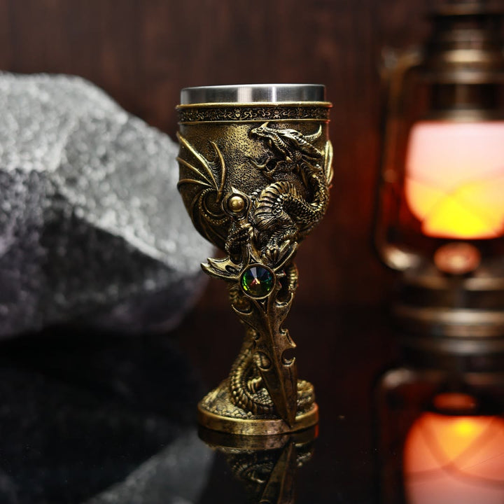 WorldNorse Flying Dragon Sword Goblet