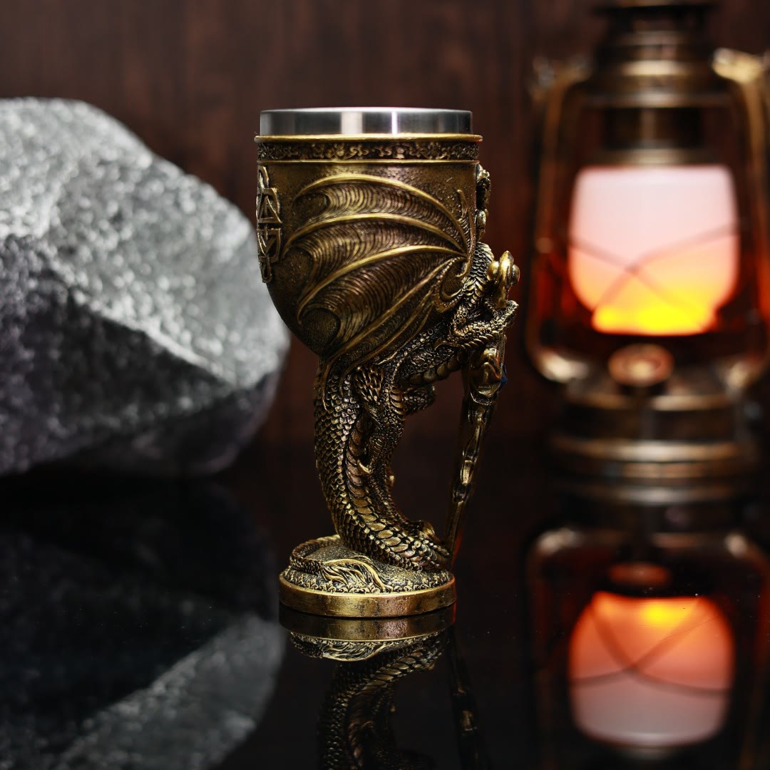 WorldNorse Flying Dragon Sword Goblet