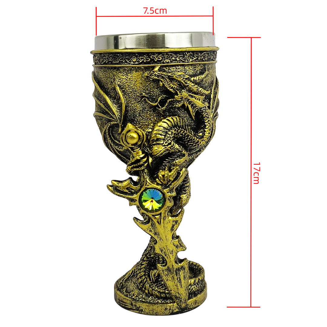 WorldNorse Flying Dragon Sword Goblet