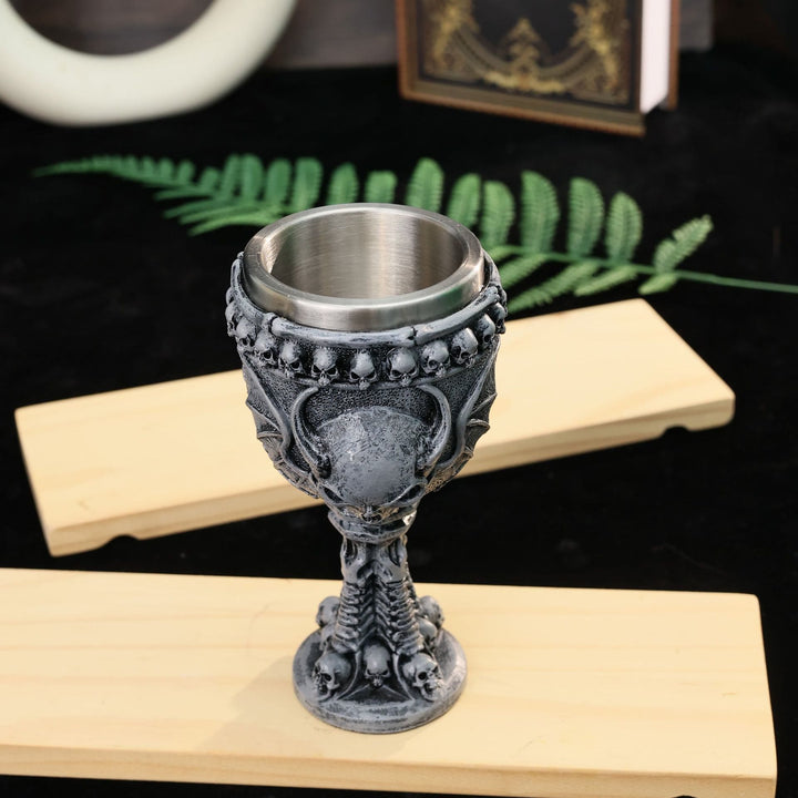 WorldNorse Devil Bat Skull Goblet