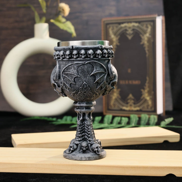 WorldNorse Devil Bat Skull Goblet