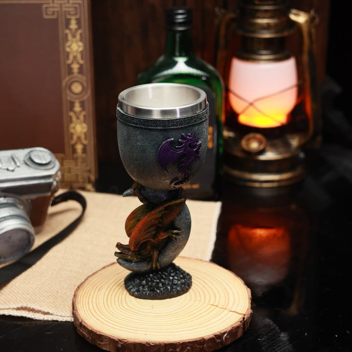 WorldNorse Lazy Dragon Lying Moon Goblet