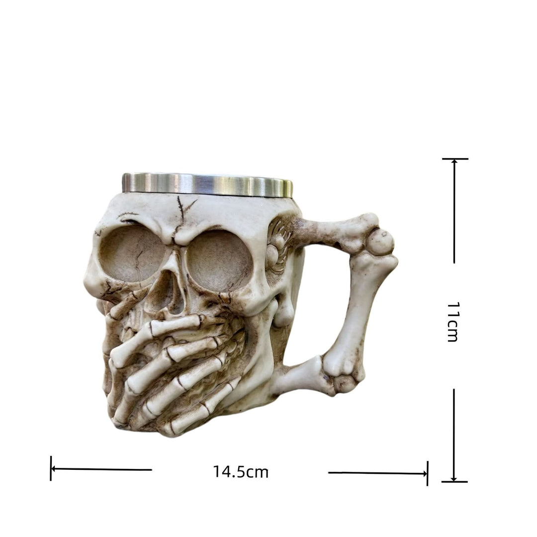 WorldNorse Skull Emoticons Mug / Goblet