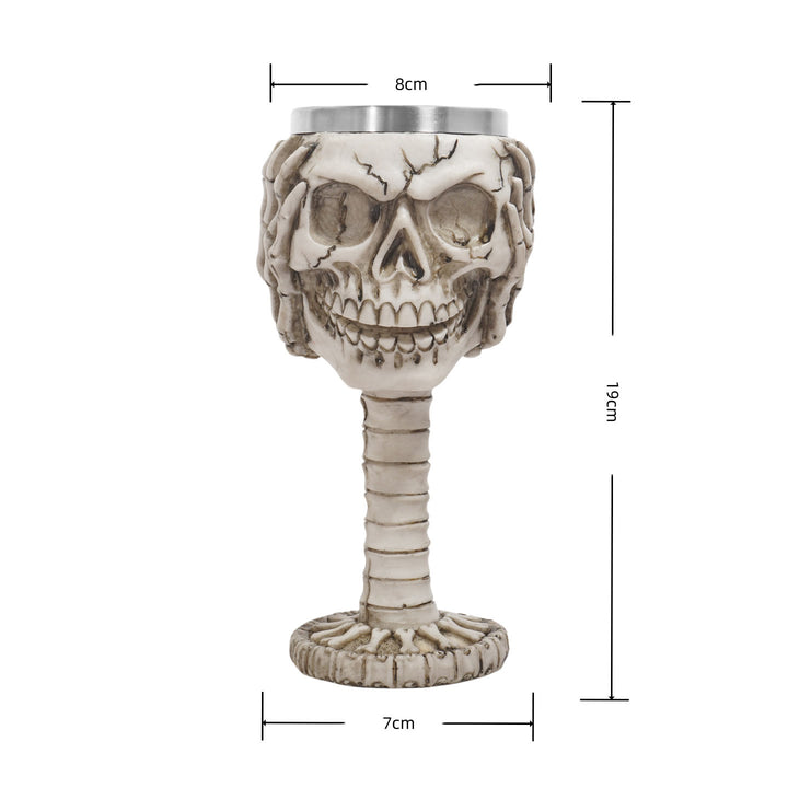 WorldNorse Skull Emoticons Mug / Goblet