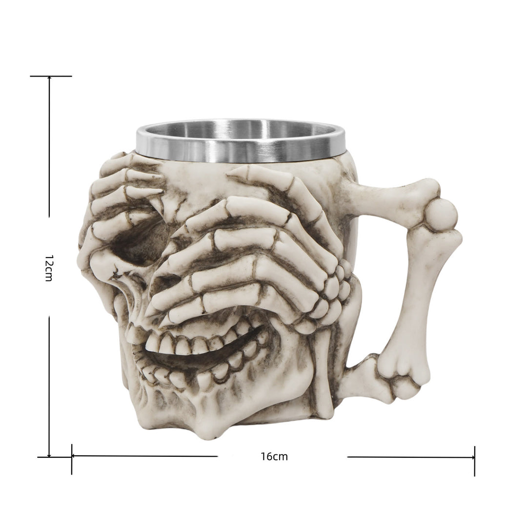 WorldNorse Skull Emoticons Mug / Goblet