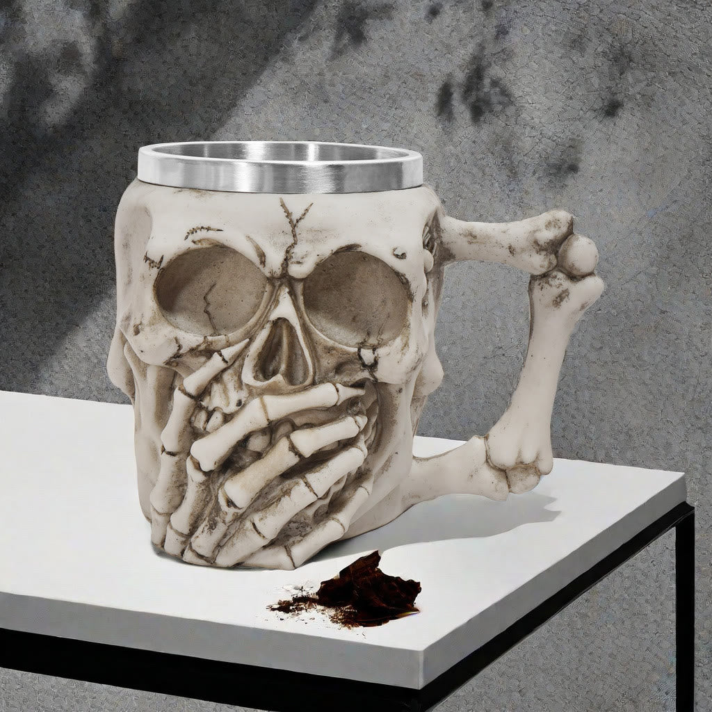 WorldNorse Skull Emoticons Mug / Goblet