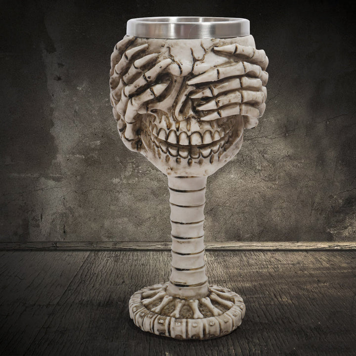 WorldNorse Skull Emoticons Mug / Goblet