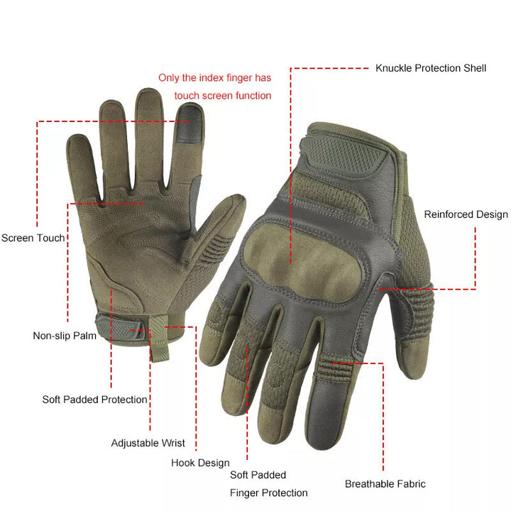 WorldNorse Knuckle Protection Tactical Gloves