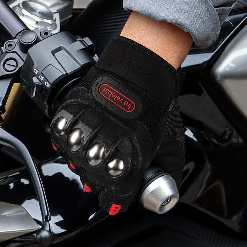 WorldNorse Knuckle Protection Motorcycle Gloves