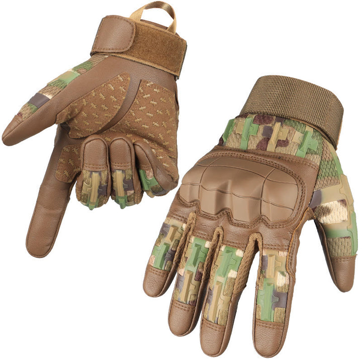 WorldNorse Camo Hard Shell Protective Gloves