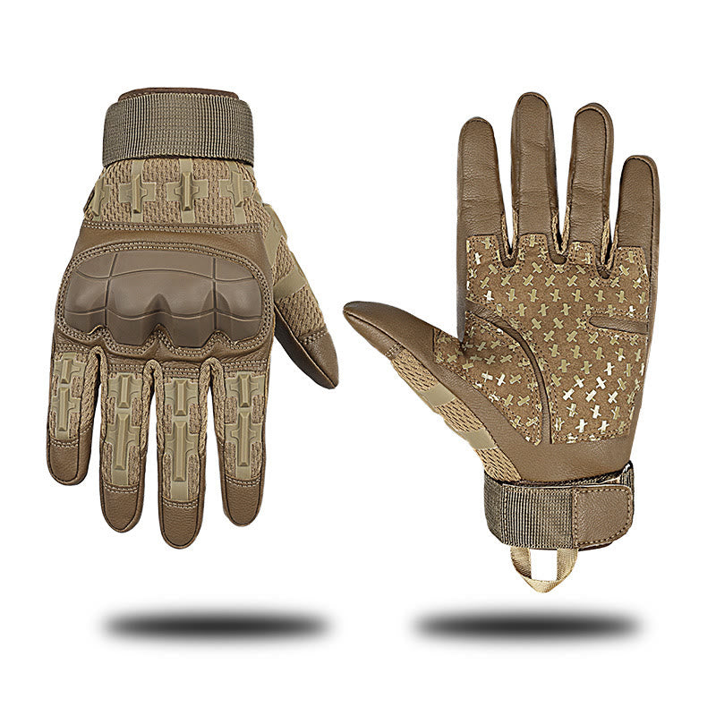 WorldNorse Camo Hard Shell Protective Gloves