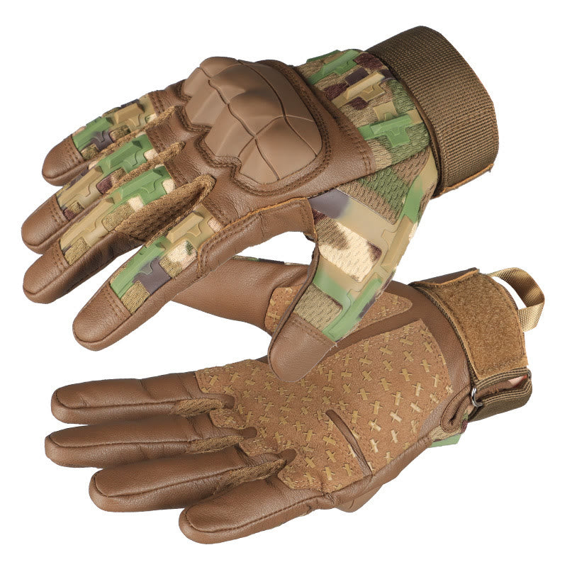 WorldNorse Camo Hard Shell Protective Gloves