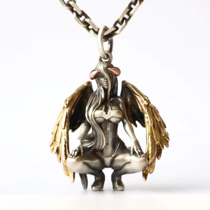 FREE Today: Devil Angel Wings Necklace