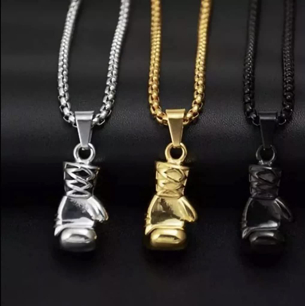 FREE Today: Be Brave - Boxing Gloves Necklace