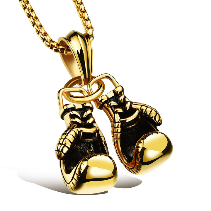 FREE Today: Be Brave - Boxing Gloves Necklace