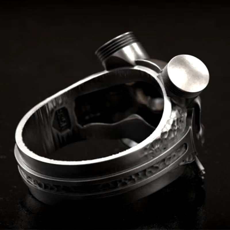 FREE Today: Piston Wrench Skull Punk Ring