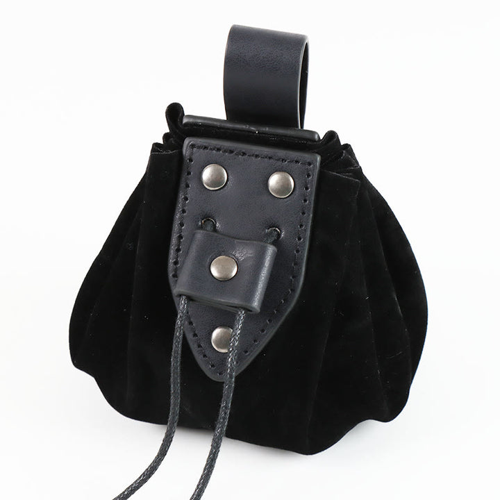 FREE Today: Rivet Accent Leather Belt Pouch Bag