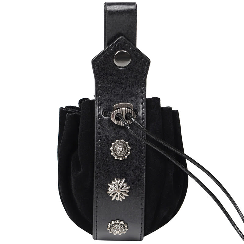 FREE Today: Rivet Accent Leather Belt Pouch Bag