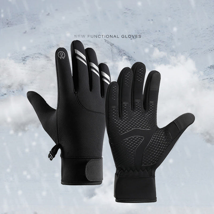 WorldNorse Reflective Fleece Cycling Gloves