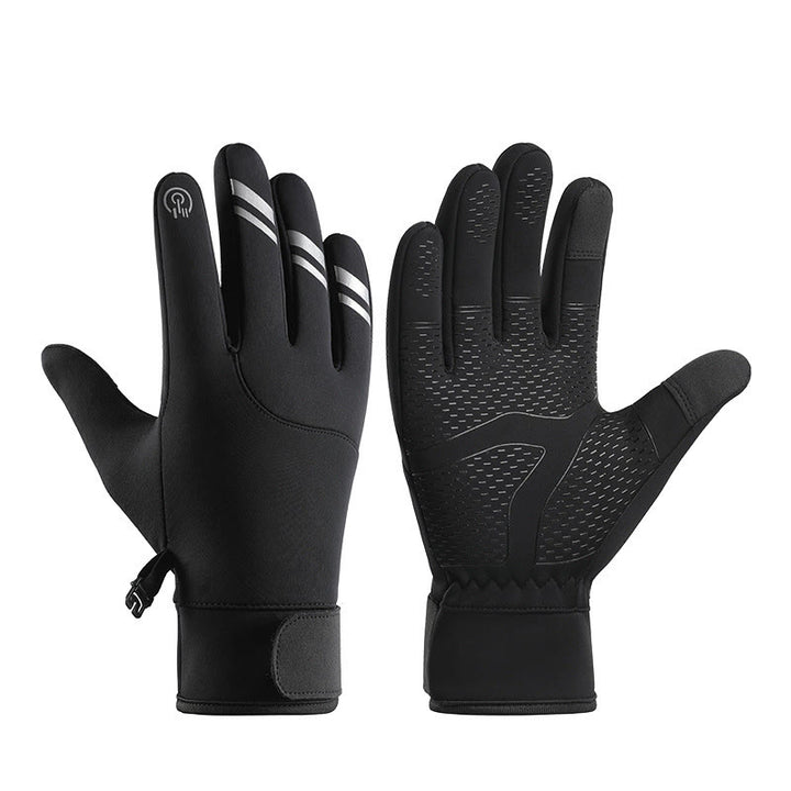 WorldNorse Reflective Fleece Cycling Gloves