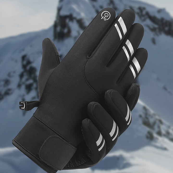 WorldNorse Reflective Fleece Cycling Gloves