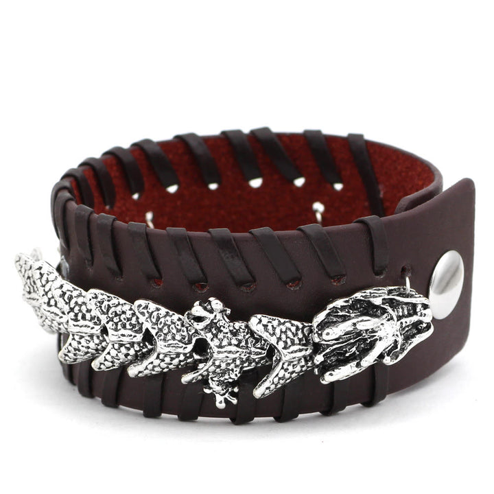 WorldNorse Norse Dragon Whip Stitch Bracelet