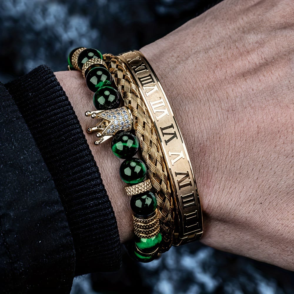 WorldNorse Royal Crown Stones Bracelet Set - image 5