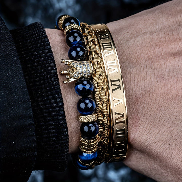 WorldNorse Royal Crown Stones Bracelet Set - image 3