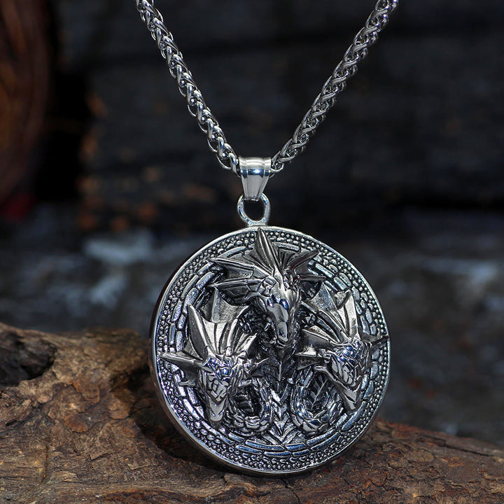 WorldNorse Family Of Dragon Necklace