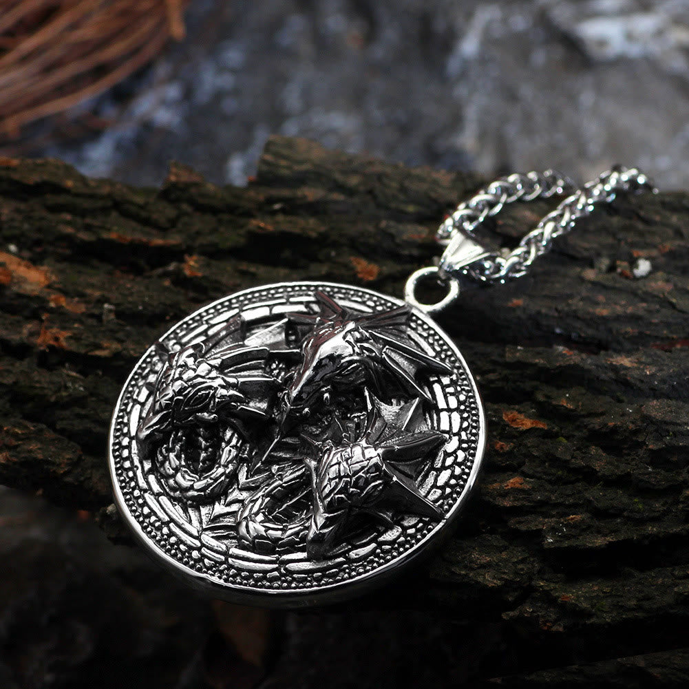 WorldNorse Family Of Dragon Necklace