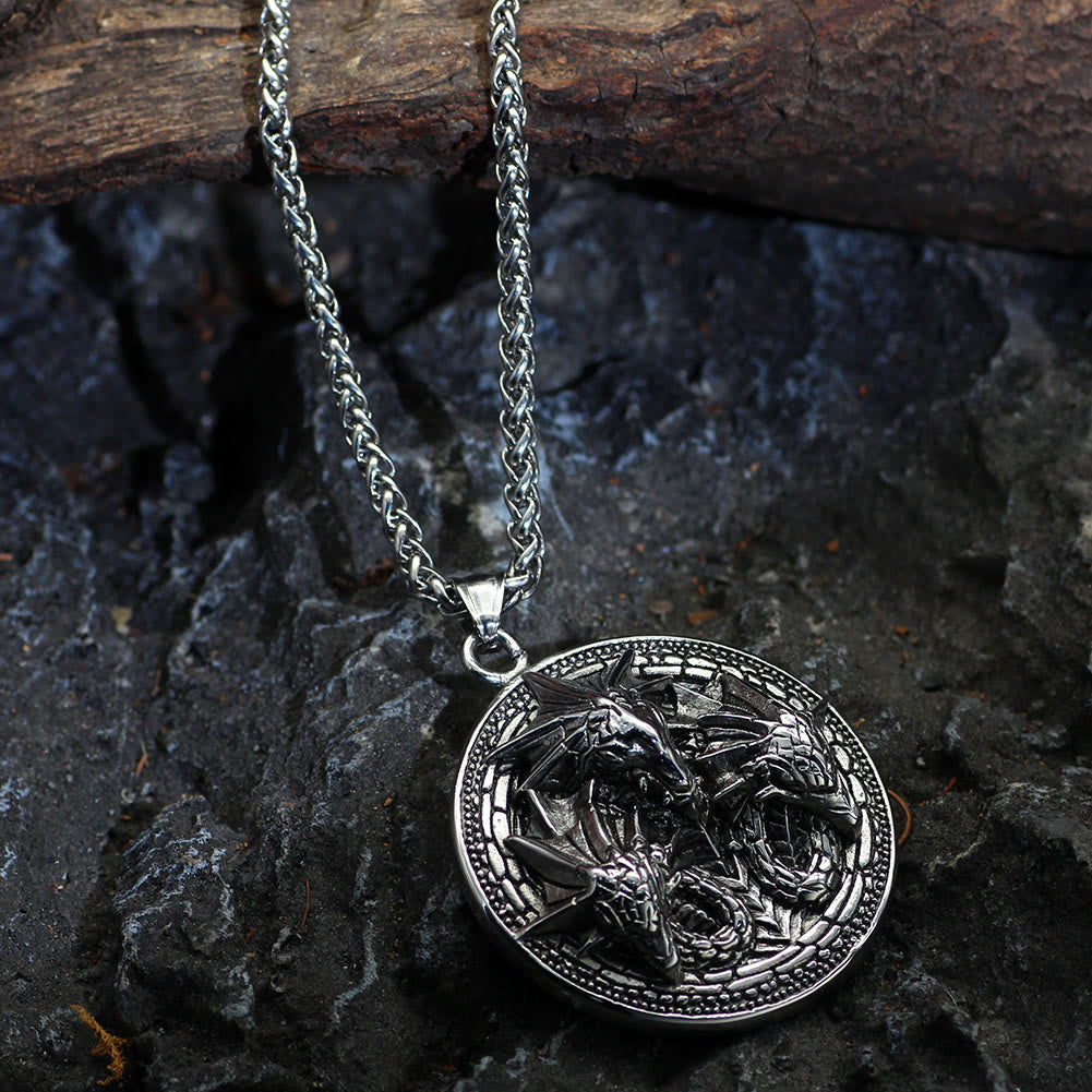 WorldNorse Family Of Dragon Necklace