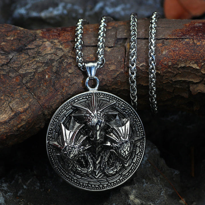 WorldNorse Family Of Dragon Necklace