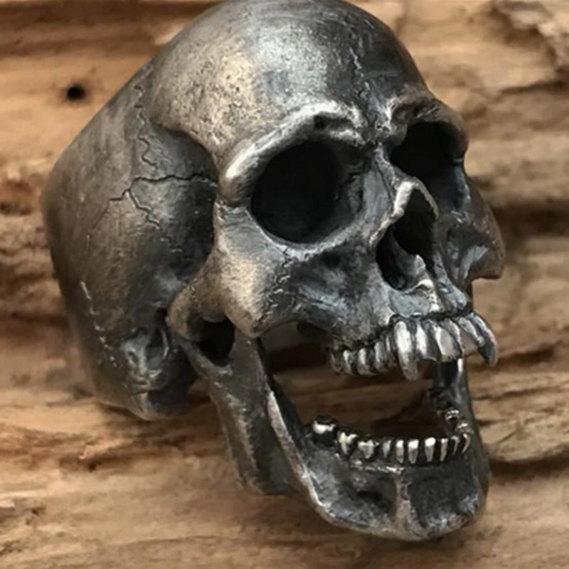 WorldNorse Deal With The Devil Skull Ring