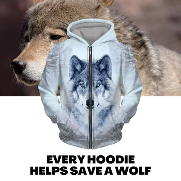 WorldNorse Wolves Howling Hoodie