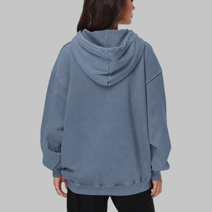 WorldNorse Gothic Raven Vegvisir Print Washed Hoodie - image 25