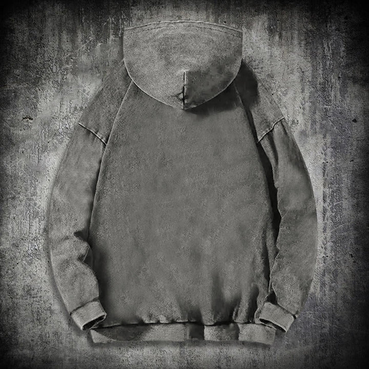 WorldNorse Fenrir Wolf Tree Of Life Washed Hoodie - image 14