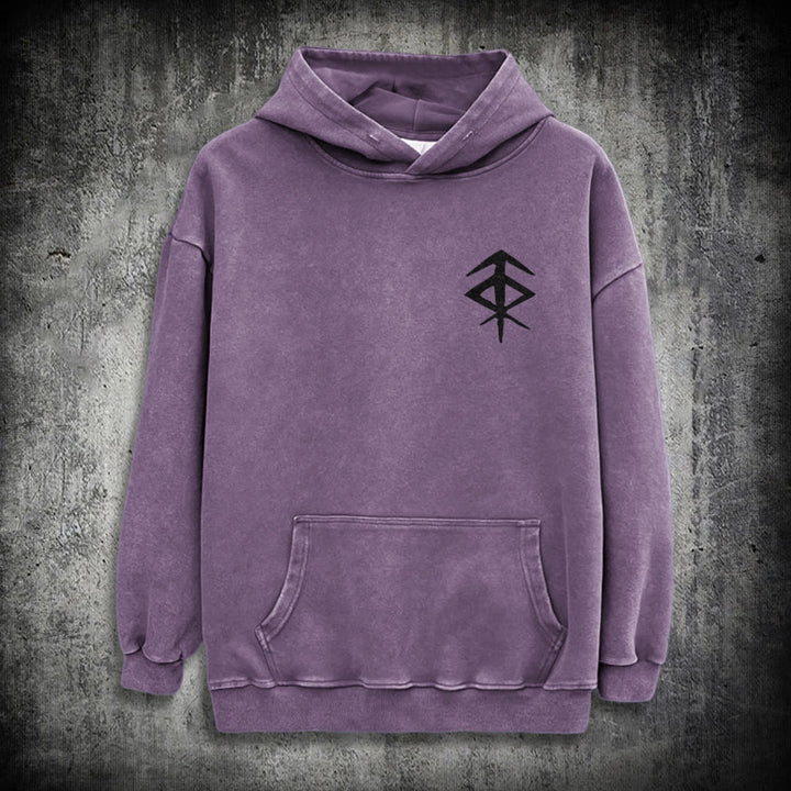 WorldNorse Vegvisir Double-Sided Print Washed Hoodie - image 35