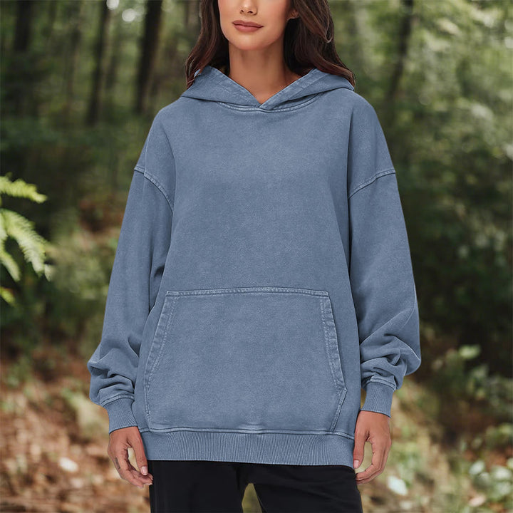 WorldNorse Valknut Raven Back Print Washed Hoodie - image 26