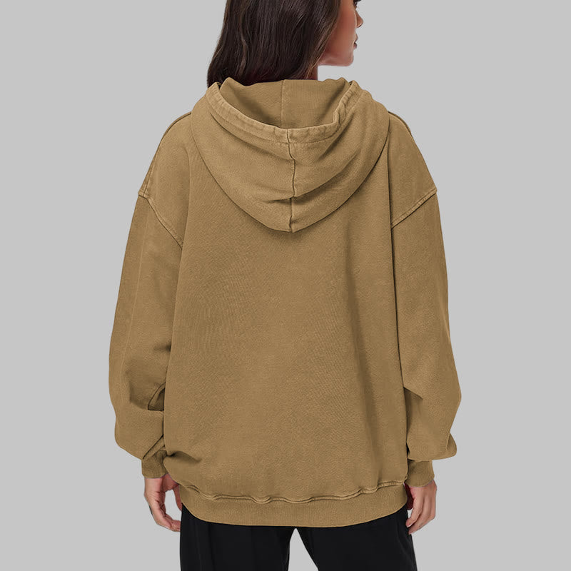 WorldNorse Tribal Bird & Viking Design Washed Hoodie - image 33