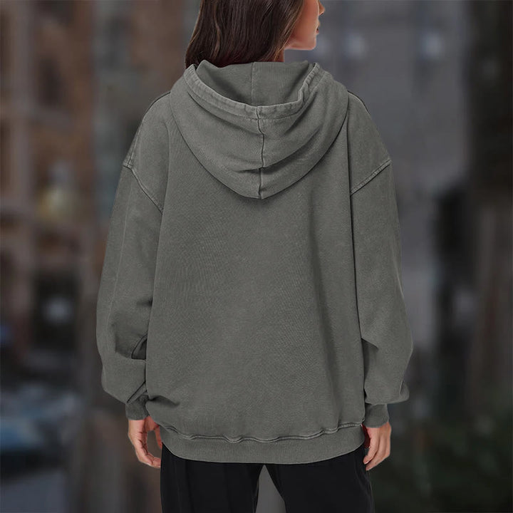 WorldNorse Yggdrasil Red Runes Viking Washed Hoodie - image 19