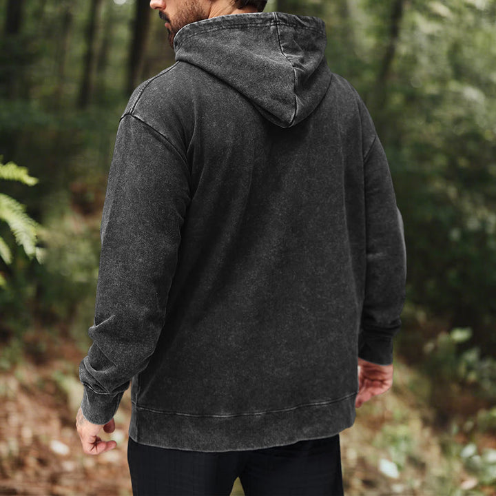 WorldNorse Victory Or Valhalla Warrior Washed Hoodie - image 7