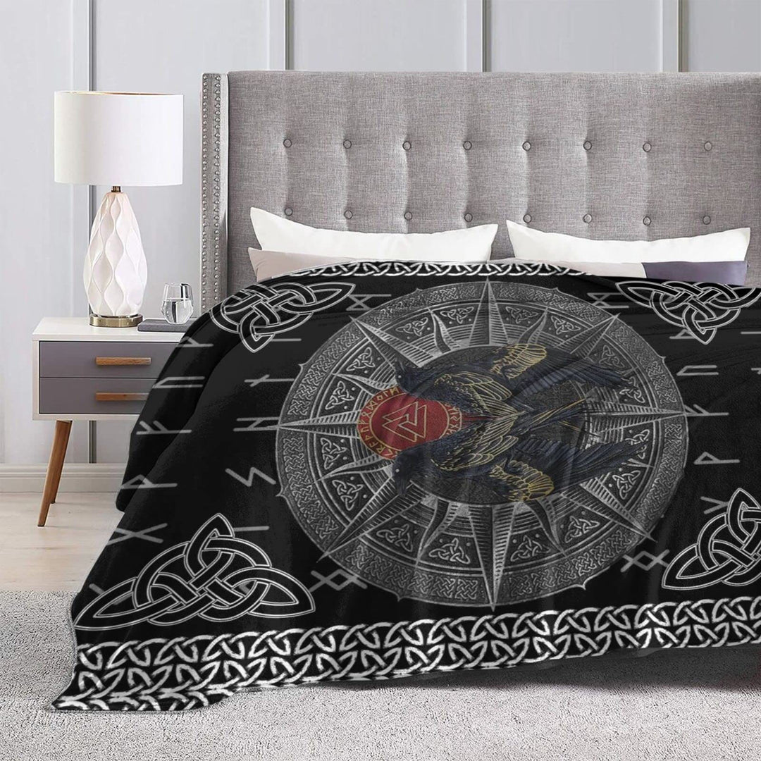 WorldNorse Celtic Knot Raven Blanket - image 10